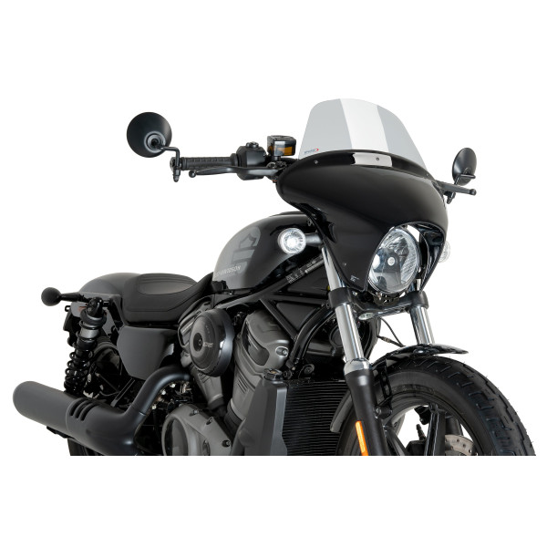Puig Puig batwing sml touring screen | gloss black/light smoke | harley davidson nightster special (rh975s) 2023>current